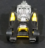 2013 Hot Wheels Triple Track Twister Honda Racer Black Yellow Die Cast Toy Race Car Vehicle - Treasure Valley Antiques & Collectibles