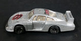 Vintage 1980s Welly Porsche Turbo #6 Silver Grey Die Cast Toy Race Car Vehicle - Made in Hong Kong - Treasure Valley Antiques & Collectibles