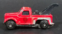 Vintage Buddy L "Metal Made"  Mini Fire Dept. Tow Truck Red Die Cast Toy Car Vehicle - Treasure Valley Antiques & Collectibles