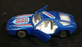 Vintage 1980s Porsche 928 Turbo Blue Die Cast Toy Race Car Vehicle w/ Opening Doors - Treasure Valley Antiques & Collectibles