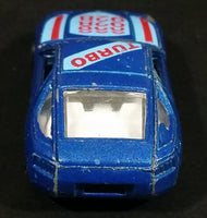Vintage 1980s Porsche 928 Turbo Blue Die Cast Toy Race Car Vehicle w/ Opening Doors - Treasure Valley Antiques & Collectibles