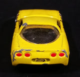1998 Matchbox 1997 Chevrolet Corvette Yellow Die Cast Toy Race Car Vehicle - Treasure Valley Antiques & Collectibles