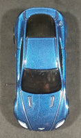 2008 Hot Wheels All Stars Aston Martin V8 Vantage Metallic Dark Blue Die Cast Toy Car Vehicle - Treasure Valley Antiques & Collectibles