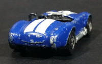 1983 Hot Wheels Hot Ones Classic Cobra Convertible Blue Die Cast Toy Car Vehicle w/ Opening Hood - Treasure Valley Antiques & Collectibles