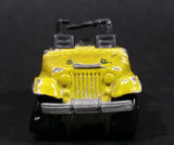 1986 Hot Wheels Color Racers Jeep CJ-7 Yellow Green Die Cast Toy Car Vehicle - Treasure Valley Antiques & Collectibles