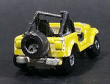 1986 Hot Wheels Color Racers Jeep CJ-7 Yellow Green Die Cast Toy Car Vehicle - Treasure Valley Antiques & Collectibles