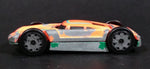 Vintage LTI Orange and Army Green Double Sided Die Cast Toy Race Flip Car Vehicle - Treasure Valley Antiques & Collectibles