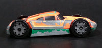 Vintage LTI Orange and Army Green Double Sided Die Cast Toy Race Flip Car Vehicle - Treasure Valley Antiques & Collectibles