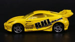 2001 Hot Wheels Toyota Celica "RHLman Turbo" Yellow Die Cast Toy Race Car Vehicle - Treasure Valley Antiques & Collectibles