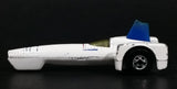 1980 Hot Wheels Tricar X8 White Blue Die Cast Toy Jet Car Vehicle