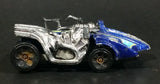 2007 Hot Wheels Wild Things Motor Psycho / Popcycle Dark Blue Die Cast Toy Car Vehicle - Treasure Valley Antiques & Collectibles