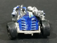 2007 Hot Wheels Wild Things Motor Psycho / Popcycle Dark Blue Die Cast Toy Car Vehicle - Treasure Valley Antiques & Collectibles