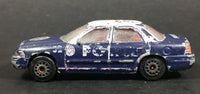 Realtoy Ford Crown Victoria Police Dark Blue and White Die Cast Toy Car Emergency Vehicle - Treasure Valley Antiques & Collectibles