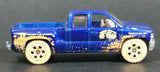 2008 Matchbox 1999 Chevrolet Silverado Truck Bros. Farms Blue Die Cast Toy Car Vehicle - Treasure Valley Antiques & Collectibles