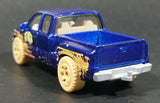 2008 Matchbox 1999 Chevrolet Silverado Truck Bros. Farms Blue Die Cast Toy Car Vehicle - Treasure Valley Antiques & Collectibles