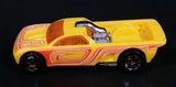 2008 Hot Wheels Trick Tracks Bedlam Truck Yellow Die Cast Toy Car Vehicle - Treasure Valley Antiques & Collectibles