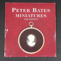 Peter Bates Limited Edition Blue White Flower Cameo in Black Hibiscus Pendant In Box - From The Miniature World of Peter Bates - Treasure Valley Antiques & Collectibles