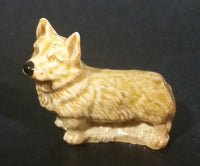 Vintage Wade Whimsies Corgi Dog Red Rose Tea Canada (Pin point chip on ear) - Treasure Valley Antiques & Collectibles