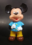 Vintage Walt Disney Productions Mickey Mouse Rubber Squeeze Toy with Turning Head - Made in Hong Kong - Treasure Valley Antiques & Collectibles