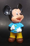 Vintage Walt Disney Productions Mickey Mouse Rubber Squeeze Toy with Turning Head - Made in Hong Kong - Treasure Valley Antiques & Collectibles