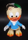 Vintage Original 1962 Elephantino Walt Disney Productions Racing Track Louie Duck 10" Rubber Squeezable Toy Figure - Treasure Valley Antiques & Collectibles