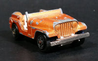 Vintage Majorette No. 268 Jeep Copper Orange 1:54 Scale Die Cast Toy Car Vehicle - Made in France - Treasure Valley Antiques & Collectibles