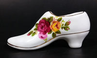 1960s Ashleydale England Fine Bone China Porcelain Collectible Decorative Shoe