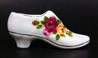 1960s Ashleydale England Fine Bone China Porcelain Collectible Decorative Shoe