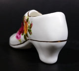 1960s Ashleydale England Fine Bone China Porcelain Collectible Decorative Shoe - Treasure Valley Antiques & Collectibles