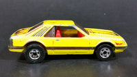 1980 Hot Wheels 1979 Ford Mustang Yellow Die Cast Toy Car