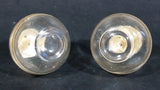 Vintage Glass Globe Salt and Pepper Shakers with Gold Ringed - Treasure Valley Antiques & Collectibles