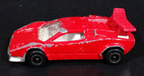 Vintage Majorette Lamborghini Red No. 237 1/56 Scale Die Cast Toy Dream Car Vehicle - Treasure Valley Antiques & Collectibles
