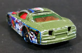 2003 Hot Wheels Anime Series Olds Aurora GTS-1 Flat Dark Green Olive Die Cast Toy Car Vehicle - Treasure Valley Antiques & Collectibles