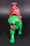 Vintage 1981 Masters of the Universe He Man Green Battle Cat w/ Saddle Toy Action Figure - Treasure Valley Antiques & Collectibles