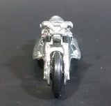 2005 Hot Wheels First Editions Realistix Airy 8 Metalflake Silver Motorcycle Die Cast Toy Vehicle - Treasure Valley Antiques & Collectibles