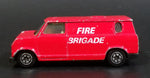 Vintage Yat Ming Red Fire Brigade Van No. 1501 Die Cast Toy Car Emergency Rescue Vehicle - Treasure Valley Antiques & Collectibles
