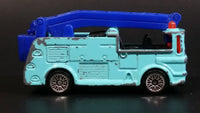 2002 Matchbox Snorkel Fire Truck Light Blue Die Cast Toy Car Vehicle McDonald's Happy Meal #4 - Treasure Valley Antiques & Collectibles
