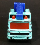 2002 Matchbox Snorkel Fire Truck Light Blue Die Cast Toy Car Vehicle McDonald's Happy Meal #4 - Treasure Valley Antiques & Collectibles