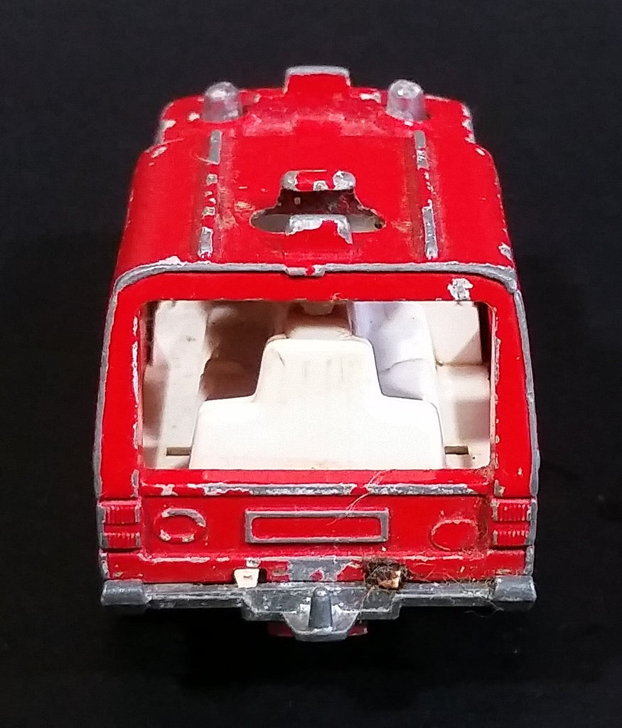 Majorette 246 - Range Rover Pompiers Rouge, Miniature Sous Blister, Fabriquée En France