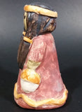 Hand Painted Small Native Girl Ceramic Figurine Numbered 14 - Treasure Valley Antiques & Collectibles