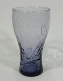 Collectible 2014 Coca-Cola Coke Soda Pop Amethyst Purple Embossed 6" Drinking Glass Cup - McDonald's - Treasure Valley Antiques & Collectibles