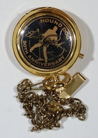E.P.E. Elvis Presley 50th Anniversary Hound Dog Pocket Watch w/ Chain in Tin With Certificate of Authenticity