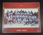 2002 Champions Team Canada Men's Canadian Hockey Team Collector's Edition Wall Plaque - Treasure Valley Antiques & Collectibles