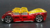 2005 Hot Wheels What-4-2 Translucent Red w/ Flames Die Cast Toy Race Car Vehicle - Treasure Valley Antiques & Collectibles