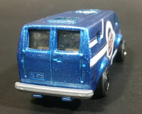 2009 Matchbox Service Center Chevy Van Custom Paint Works Metalflake Blue Die Cast Toy Car Vehicle