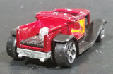 2005 Hot Wheels Heat Fleet II Hooligan Dark Red Die Cast Toy Car Hot Rod Vehicle - Treasure Valley Antiques & Collectibles