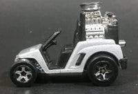 2007 Hot Wheels Wild Things Fore Wheeler Tee'd Off Metalflake Grey Die Cast Toy Car Golf Cart Vehicle - Treasure Valley Antiques & Collectibles