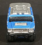 2005 Hot Wheels Robo Revenge Rockster Blue Hummer Style Die Cast Toy Car Vehicle - Treasure Valley Antiques & Collectibles