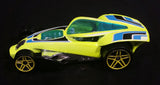 2008 Hot Wheels Web Trading Cards Brutalistic Fluorescent Light Green Yellow Die Cast Toy Car Vehicle - Treasure Valley Antiques & Collectibles