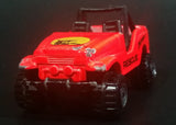 1996 Hot Wheels Baywatch Jeep CJ Bright Orange Die Cast Toy Car Vehicle - Treasure Valley Antiques & Collectibles